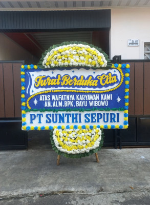 Papan Bunga Duka di Kuin Utara